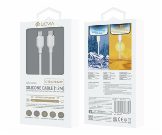 Deví kabel USB-C do USB-C Jelly Series Silicone Cable 1.2...