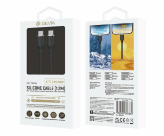 Deví kabel USB-C to USB-C Jelly Series Silicone Cable 1.2...