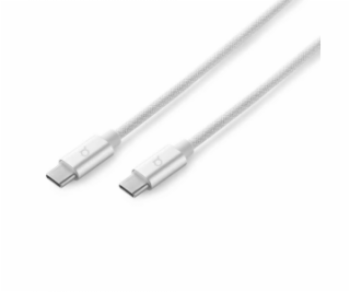 Aiino - USB-C to USB-C kabel vyrobený z braided nylon (1,...