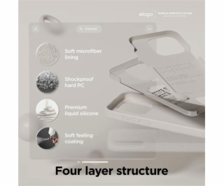 Elago kryt Silicone Case pro iPhone 15 Pro Max - Jean Indigo