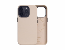 SLG Design kryt D5 Magsafe Calf Skin Leather pro iPhone 15 Pro - Craie