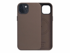 SLG Design kryt D5 Magsafe Calf Skin Leather pro iPhone 15 Plus - Etoupe