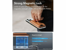 ESR Geo Wallet Stand S Apple Find My Funcionality - Caramel Brown