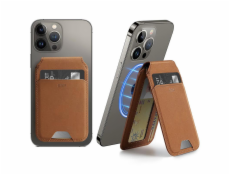 ESR Vegan Leather Magnetic Wallet Stand - Tan Suede