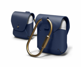 Elago Airpods Leather Case - Jean Indigo