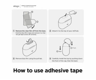 Elago Airpods Pro 2 TPU Case with Nylon Lanyard - Dark Pu...