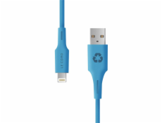 Le Cord kabel Minimalist Recycled Cable Lightning to USB 1.2m - Blue Ocean