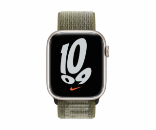 Apple Watch 45mm Sequoia/Pure Platinum Nike Sport Loop