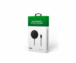 iStores by EPICO FAST MAGNETIC WIRELESS CHARGER - space gray