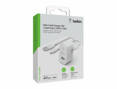 Belkin Boost Charge USB-A Wall Charger 12W + 1m USB/Lightning kabel - White