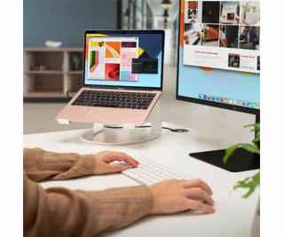 TwelveSouth stojan Curve SE pro MacBook - White Aluminium
