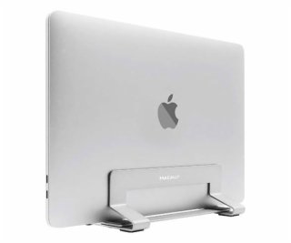 Macally stojan Vertical laptop stand - Silver Aluminium