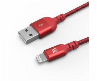 Adam Elements kabel PeAk III 200B Lightning to USB 2m - Red