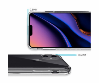 Swarovski kryt Milky Way Clear pro iPhone 11 - Cotton Candy