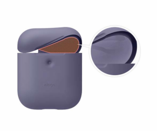 Elago Airpods 2 Silicone Case - Lavender Gray