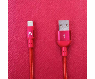 Adam Elements kabel PeAk II 120B Lightning to USB 1,2m - Red