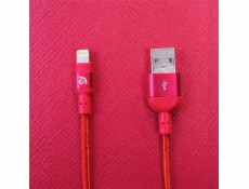 Adam Elements kabel PeAk II 120B Lightning to USB 1,2m - Red