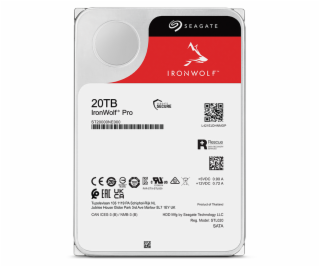 Seagate Ironwolf Pro NAS HDD 20TB SATA Recertified 1y War...