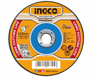 Ingco MCD162301 Kotouč řezný kov 230x1,6x22,2mm