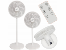 LTC 12, 45W STOJANOVÝ VENTILÁTOR, DIGITÁLNÍ DISPLEJ, DÁLKOVÉ OVLÁDÁNÍ, 3 ÚROVNĚ RYCHLOSTI, OSCILACE