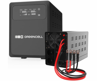 Green Cell Nouzový zdroj napájení UPS AVR PowerCore 1200W...