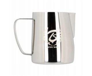 Barista Space  - Leštěná stříbrná konvička na mléko 350 ml