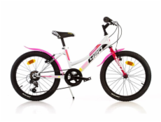 Dino bikes 420D bílo růžová 20  juniorské kolo