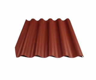 Vlnitý plech Eternit BANGA, 875 x 920 mm, třešňová barva