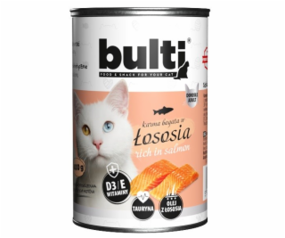 BULTI Rich in salmon - mokré krmivo pro kočky - 400g