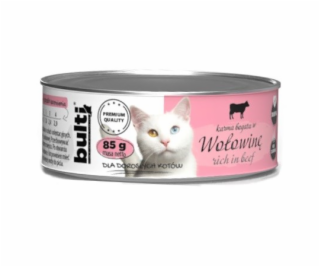 BULTI Rich in beef - mokré krmivo pro kočky - 85g