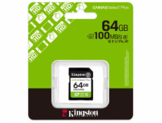 Kingston Technology Canvas Select Plus Gen3 64 GB SD UHS-I Třída 10