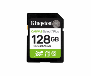 Kingston Technology Canvas Select Plus Gen3 128 GB SD UHS...