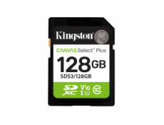 Kingston Technology Canvas Select Plus Gen3 128 GB SD UHS-I Třída 10