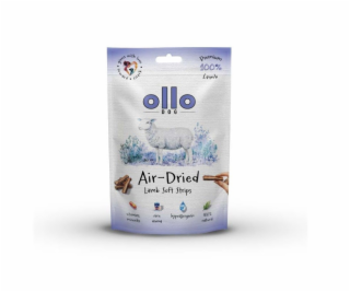 OLLO Air-Dried Lamb strips - pamlsek pro psa - 80g