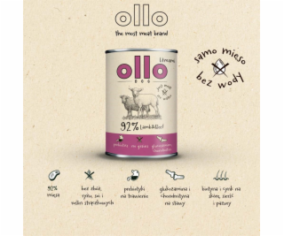 OLLO Umami Lamb and beef - vlhké krmivo pro psy - 850g
