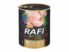 Dolina Noteci Rafi Mokré krmivo pro psy s křepelkami, borůvkami a brusinkami - 800g