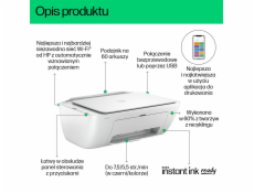 HP DeskJet 2810e Bezdr. př. All-in-One Barva Tiskárna, Kopírka, skener