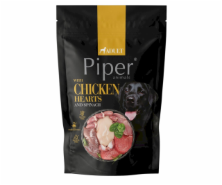 PIPER ANIMALS with chicken hearts and spinach - vlhké krm...