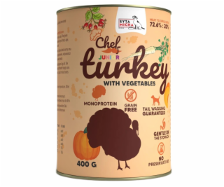 SYTA MICHA Chef Turkey with vegetables Junior - vlhké krm...