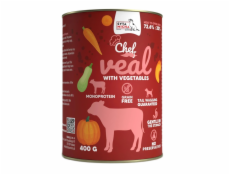 SYTA MICHA Chef Veal with vegetables - vlhké krmivo pro psy - 400g