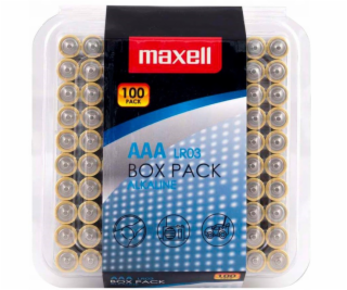 MAXELL Alkalická baterie LR03 AAA 1.5V 100 ks.