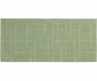 Pokojový koberec Domoletti NARCISO, zelený, 50 cm x 145 cm