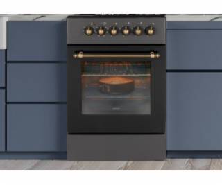MPM MPM-56-KRM-13 Plynový/elektrický sporák Černá