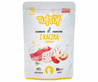 TUF TUF with duck and apple - vlhké krmivo pro psy - 100g