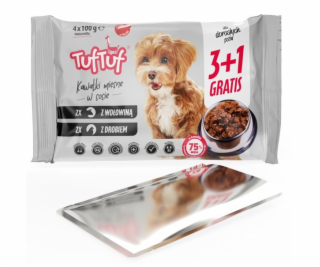 TUF TUF 2x with poultry, 2x with beef - vlhké krmivo pro ...