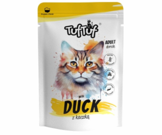 TUF TUF with duck - mokré krmivo pro kočky - 100g