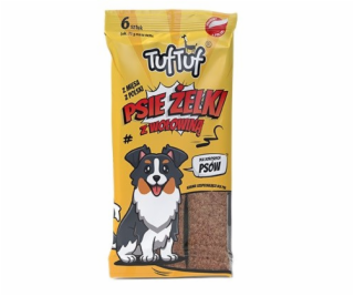TUF TUF Dog gummies - beef stripes - pamlsek pro psa - 6