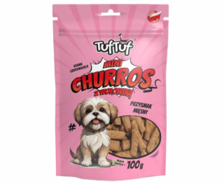 TUF TUF Mini Churros with beef - pamlsek pro psa - 100g
