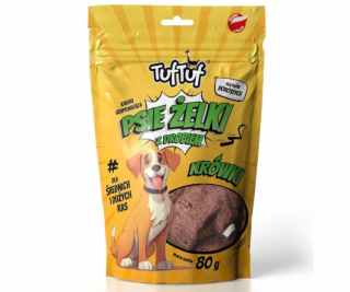 TUF TUF Psie żelki - poultry fudge - pamlsek pro psa - 80g