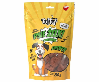 TUF TUF Dog gummies - poultry drops - pamlsek pro psa - 80g